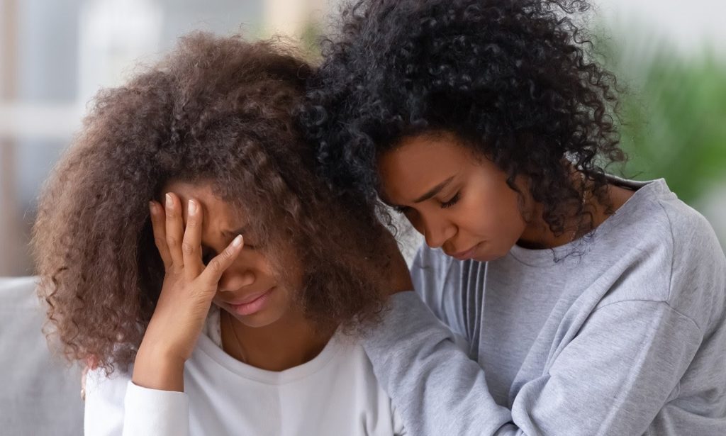  A family dealing with a loss of its membe