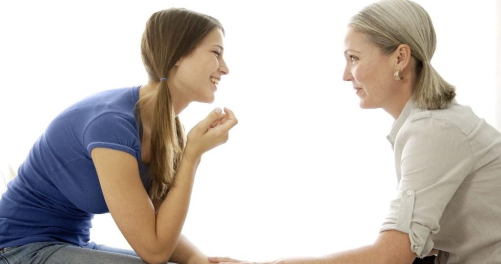 Discussing sexually related topics